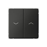 Выключатель для жалюзи без рамки Systeme Electric ArtGallery 2-кл. базальт картинка